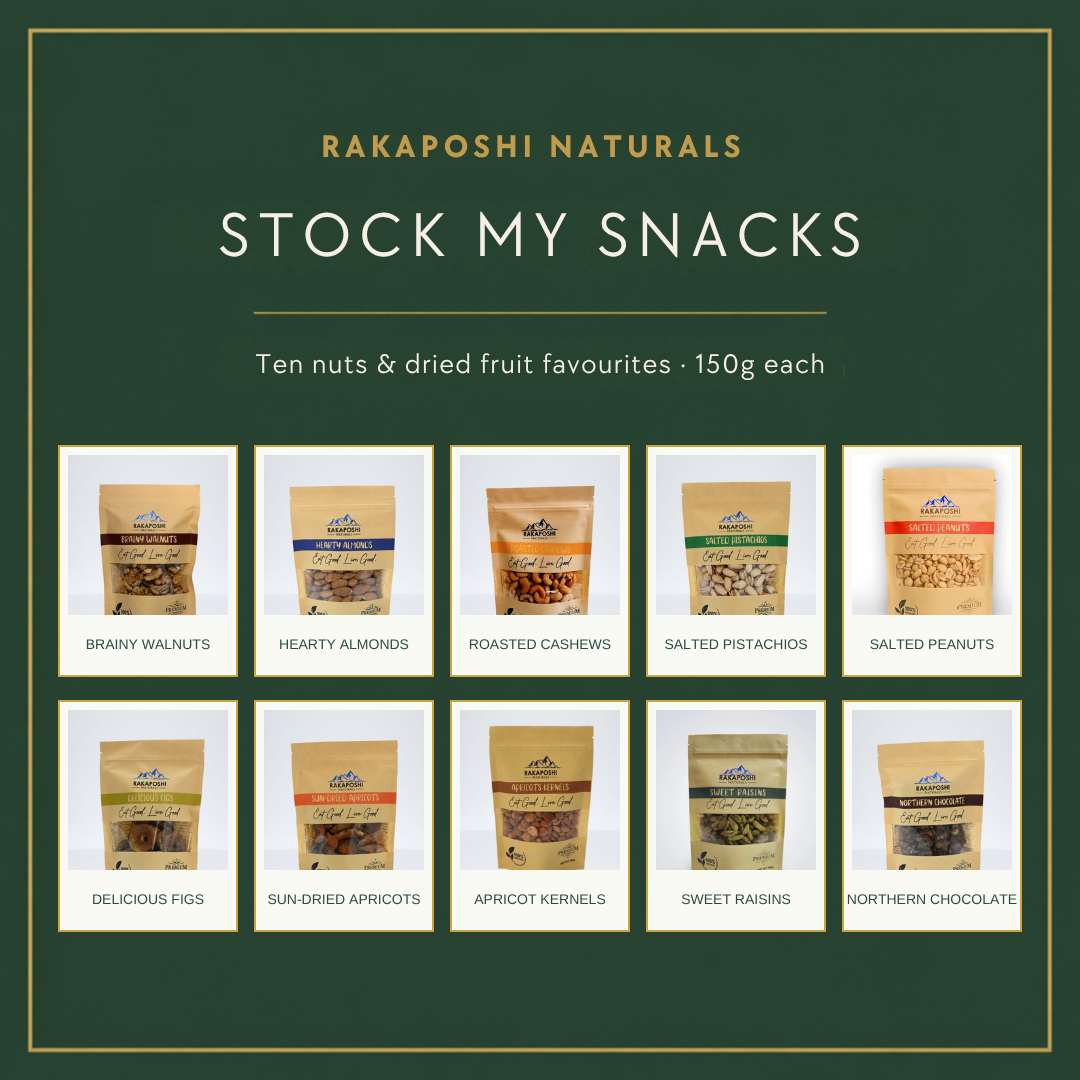 Stock My Snacks: ten 150g packs of nuts and dried fruit