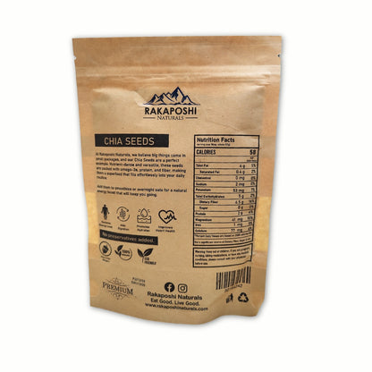 Chia seeds nutrition & benefits