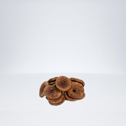 A picture of open dried figs