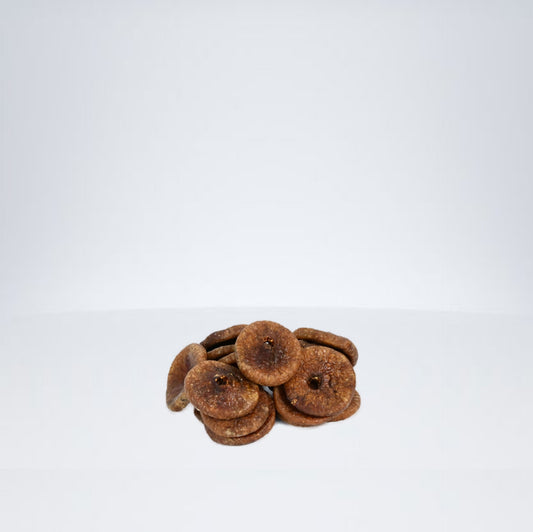 A picture of open dried figs
